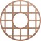 Ekena Millwork O'Neal Wood Fretwork Pierced Ceiling Medallion, Wood (Paint Grade), 20"OD x 7 1/4"ID x 3/8"T CMWP20X20X0375ONMF - alternate 1